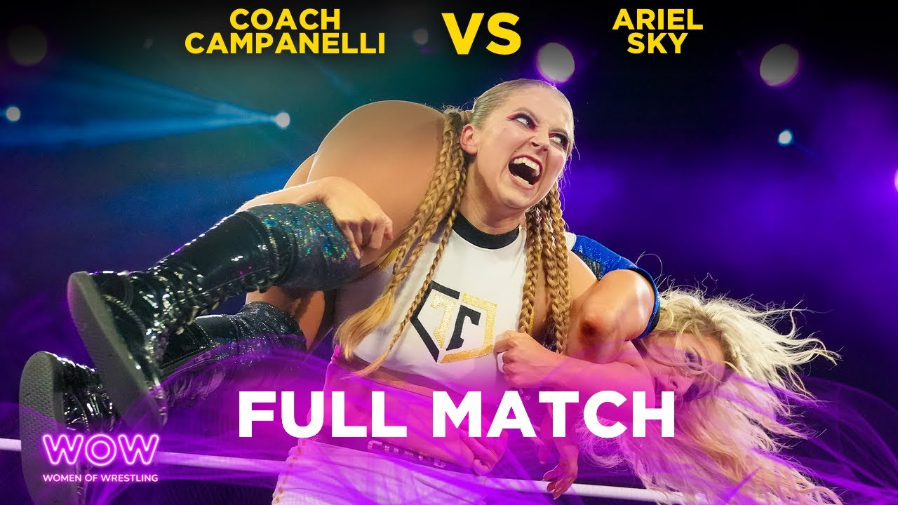 Coach Campanelli vs Ariel Sky | WOW - Women Of Wrestling
