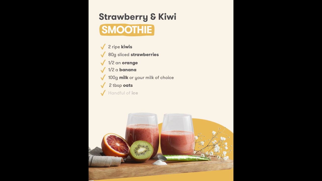 Strawberry Kiwi Smoothie