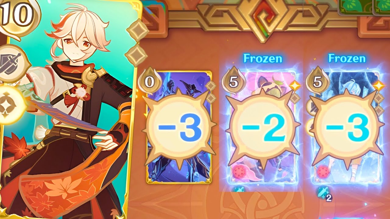 CRAZY KAZUHA FREEZE DECK 🥶 | Genshin TCG
