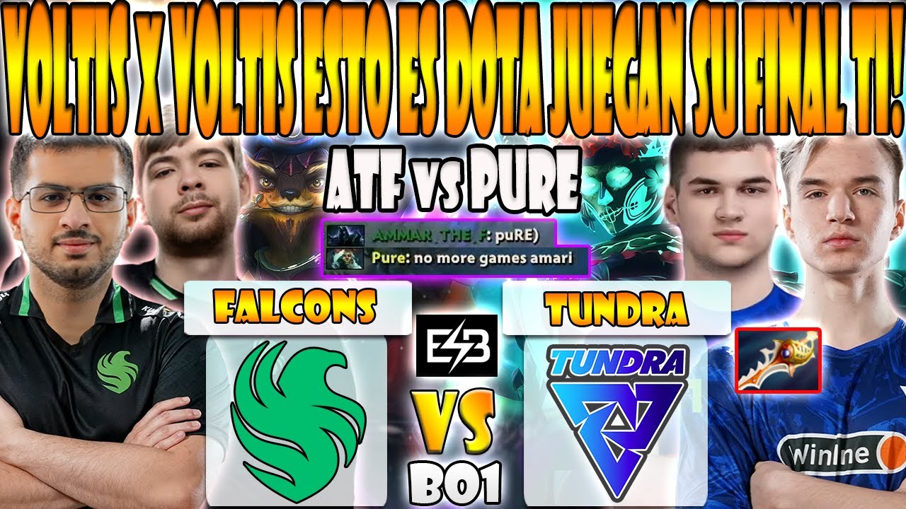 FALCONS vs TUNDRA [BO1] ATF, MALR1NE, SKITER VS PURE, BZM, 33 - BLAST SLAM 4 - DOTA 2 - ESB
