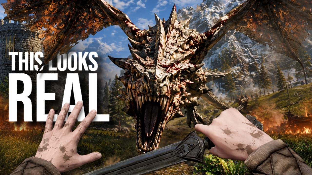 Skyrim VR с 2000 модами ощущается лучше, чем в реальной жизни.