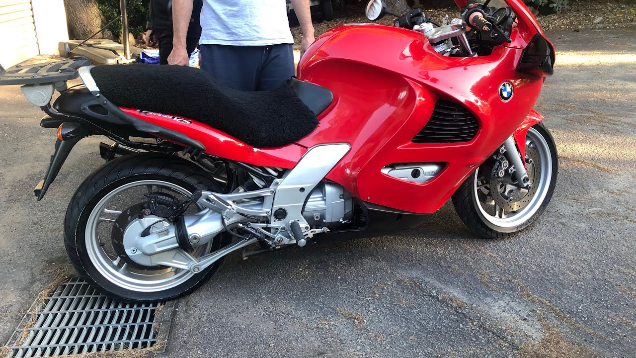 K1200RS project bike Episode 1 - lights and footpegs