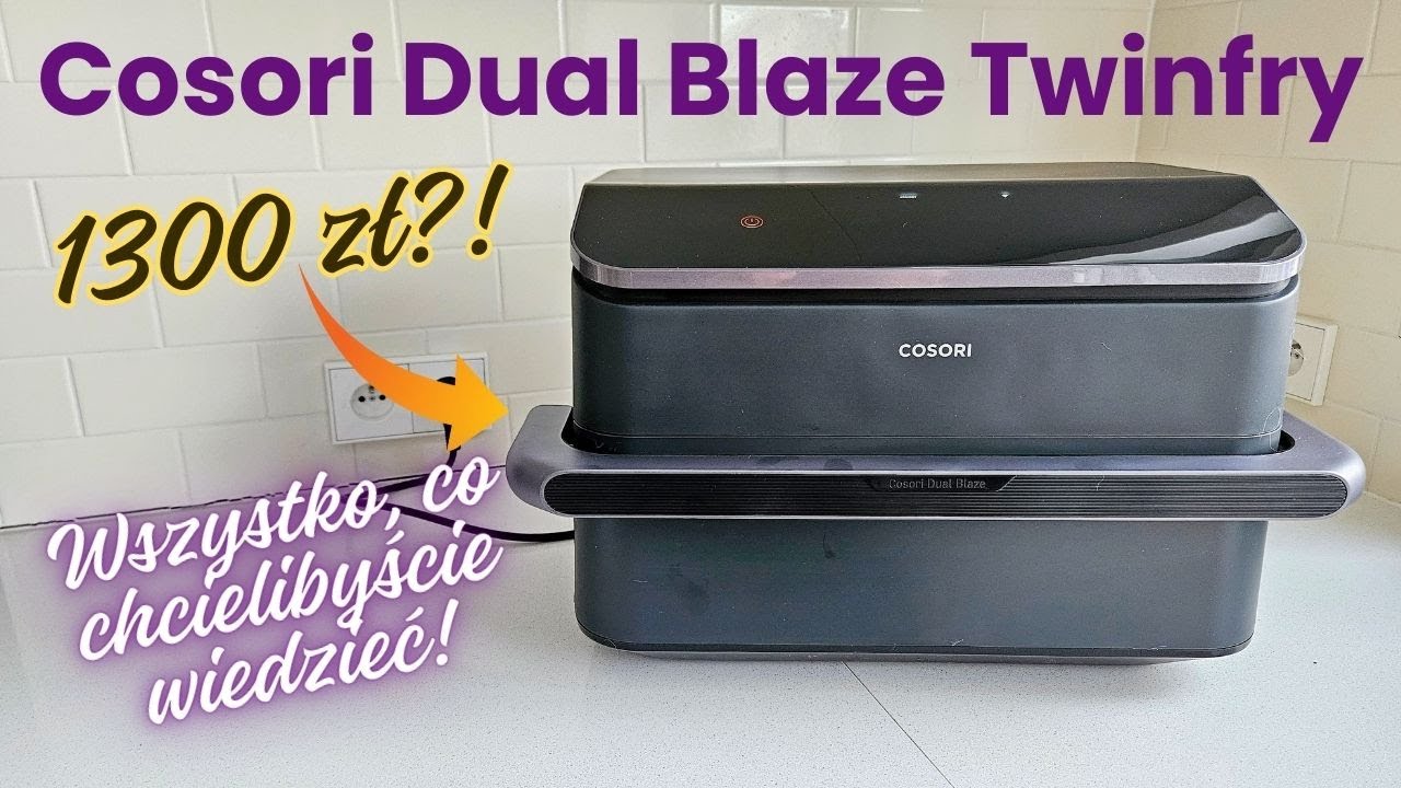 Dolna grzałka to ściema? | Cosori Dual Blaze Twinfry | unboxing + test | porównanie