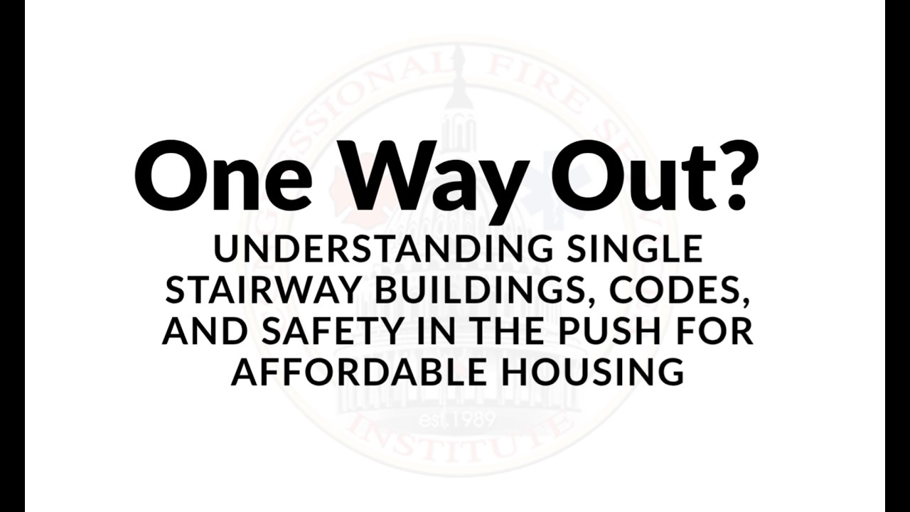 CFSI Presents: One Way Out?