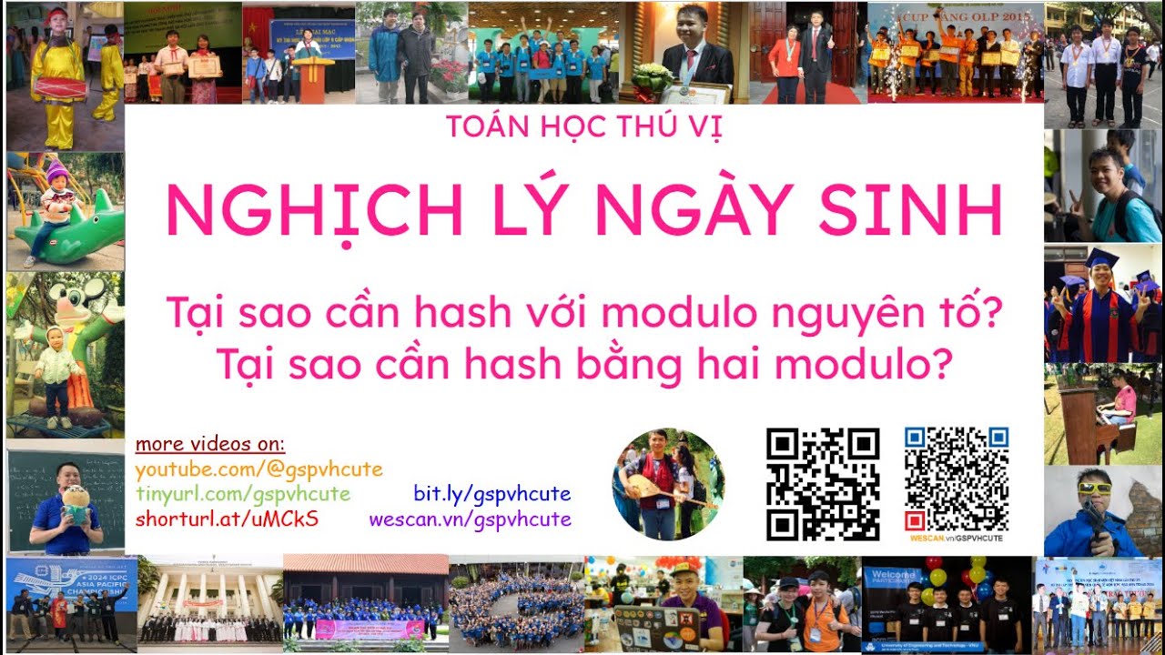 Toán học thú vị: Nghịch lý ngày sinh - vì sao cần hash với 2 modulo?