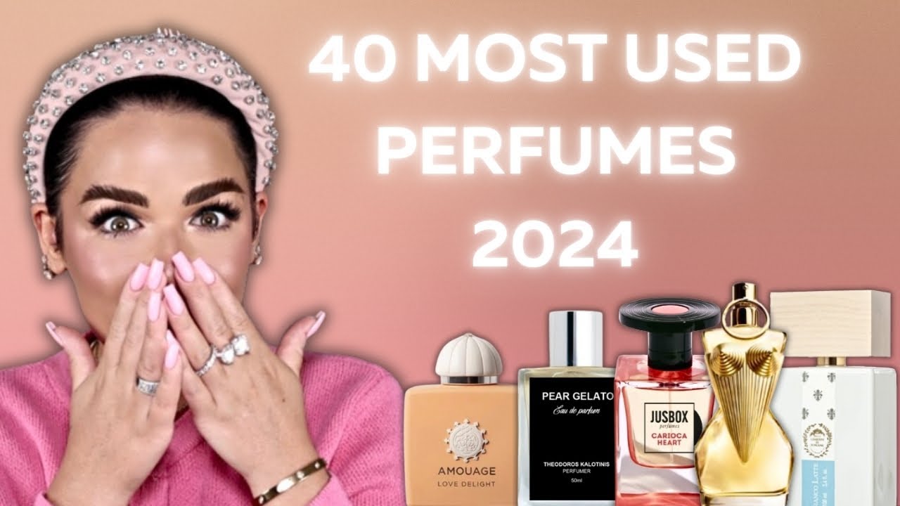 40!! MOST WORN & USED PERFUMES OF 2024 | PERFUME AWARDS 2O24 | Paulina&Perfumes