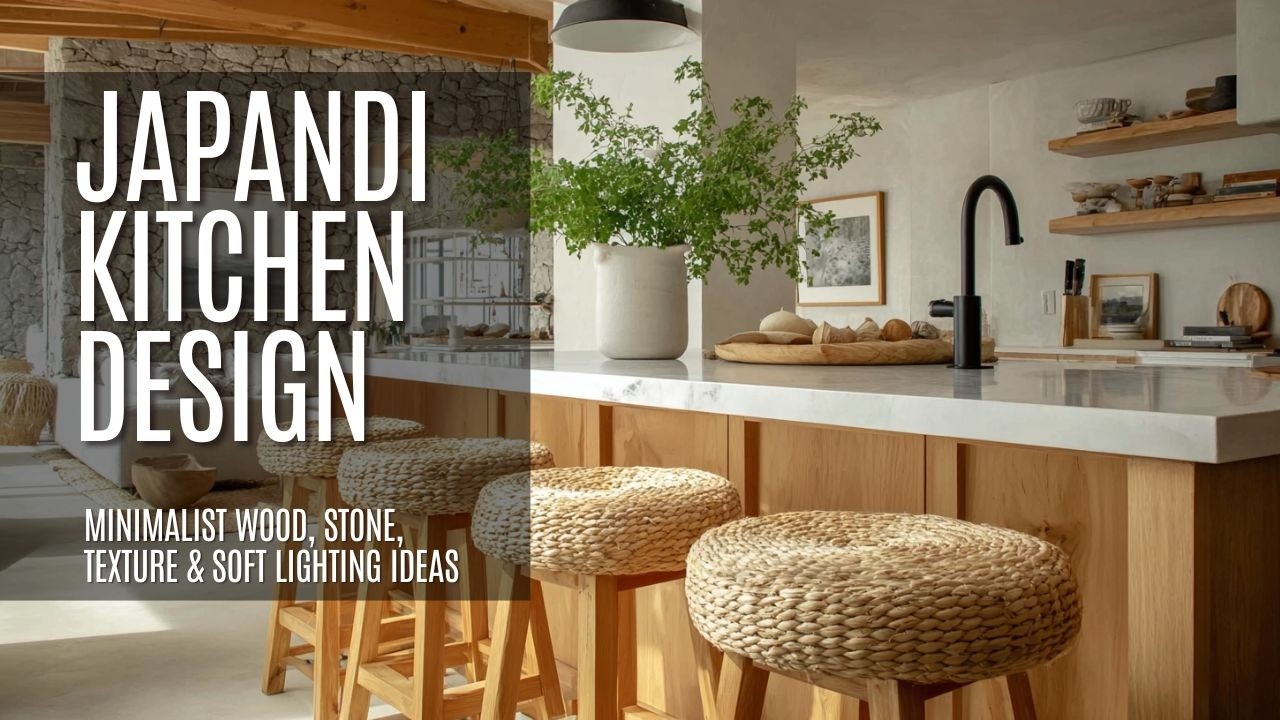 🌿✨ Japandi Kitchen Design Ideas for a Minimalist, Warm & Functional Space | Calm Living Tips