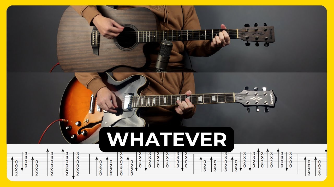 Whatever - Oasis | Tabs + Chords | Guitar Lesson | Cover | Tutorial | Solo | All Guitar Parts