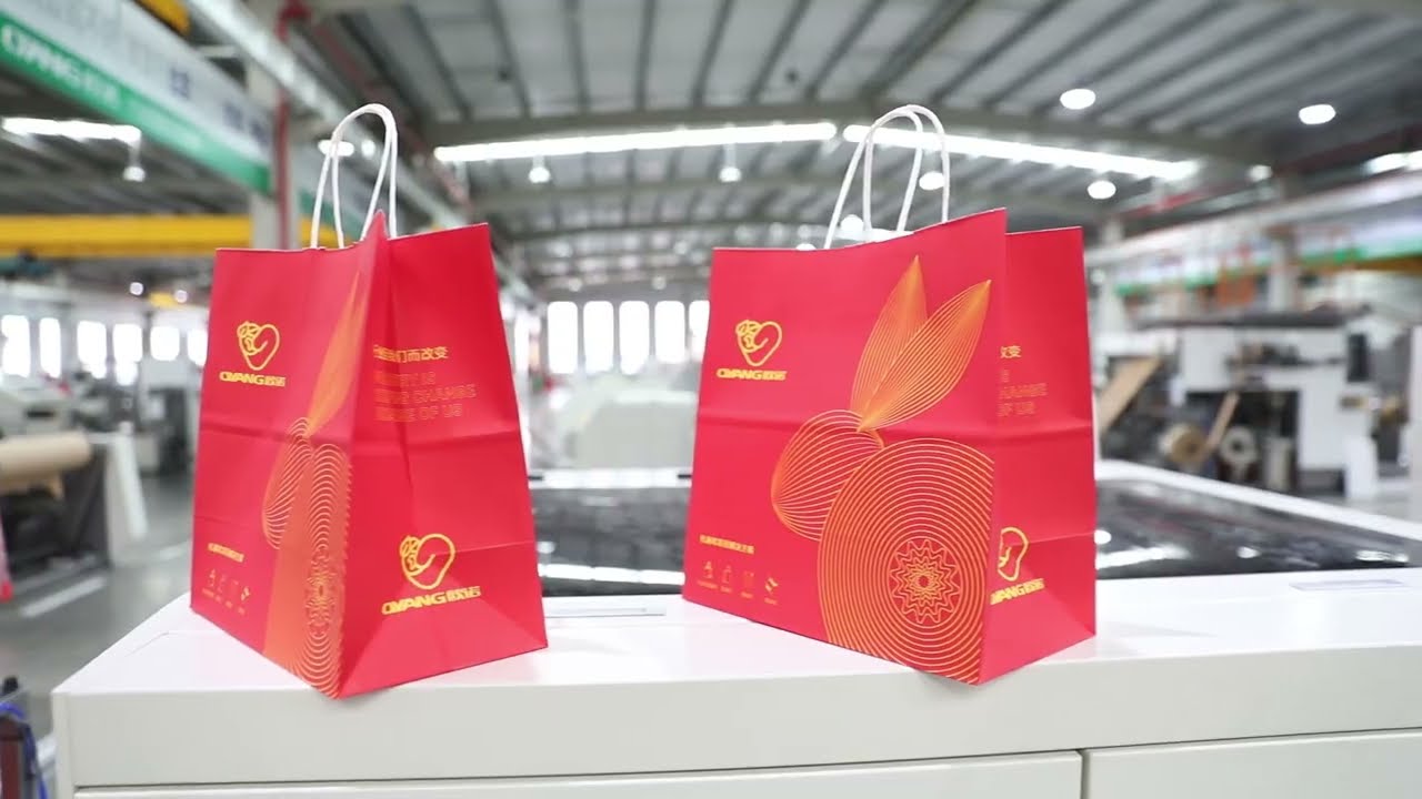 Oyang 16 Paper Bag Making Machine With Handle New Upgrade Model