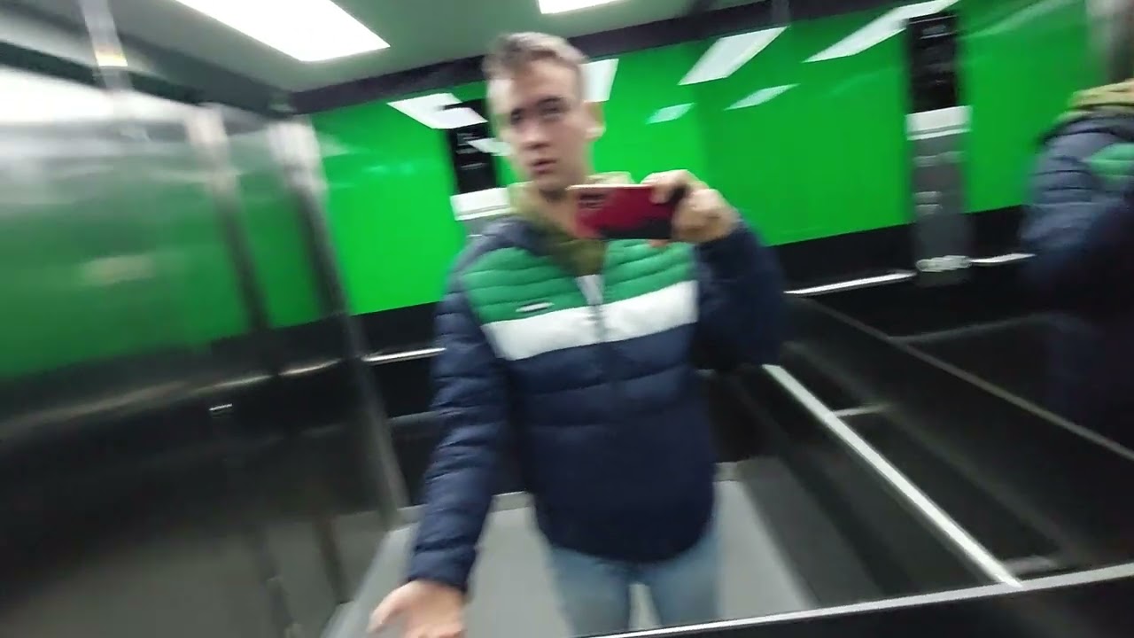 2016 ThyssenKrupp lift at Mercadona supermarket in Les Gavarres