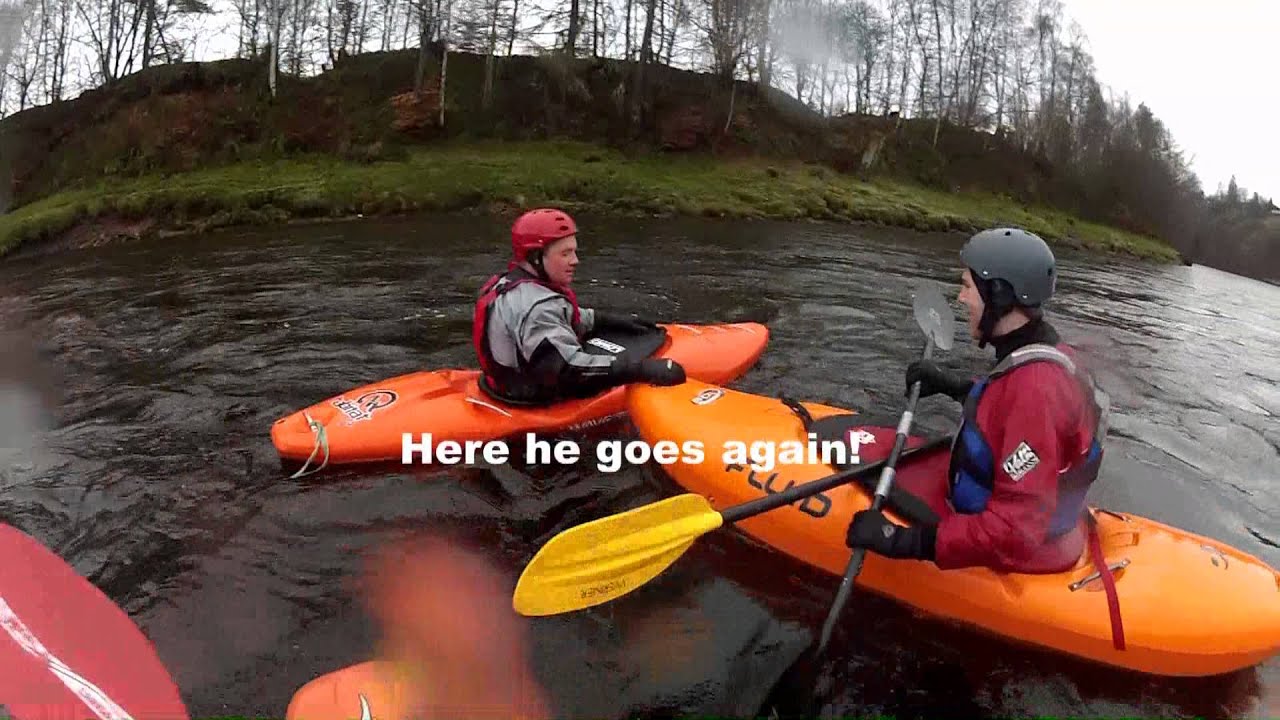 13.1.13 WLCC Kayaking River Tay at Stanley First River of 2013