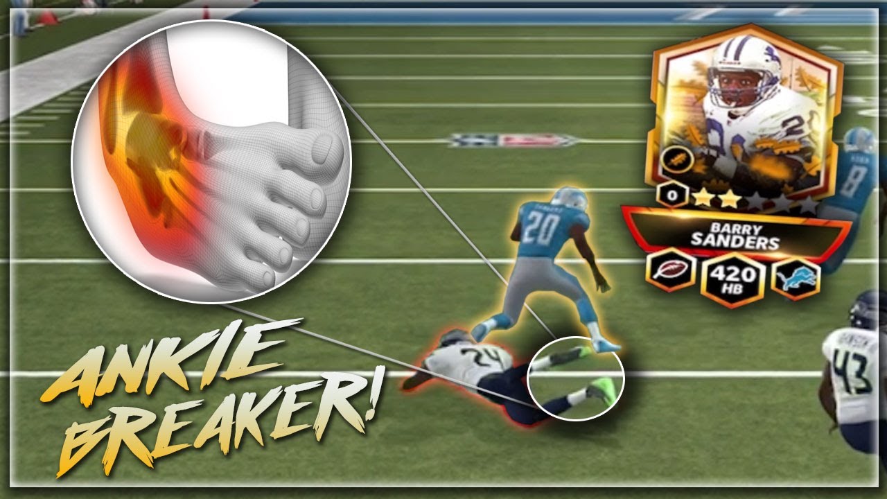 420 OVR ICONIC BARRY SANDERS BREAKING ANKLES GAMEPLAY!! MADDEN MOBILE 22 ICONIC GAMEPLAY!!