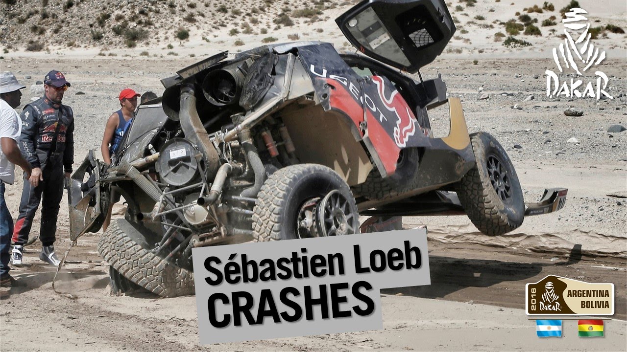 Sébastien Loeb crashes on stage 8 but finishes - Dakar 2016