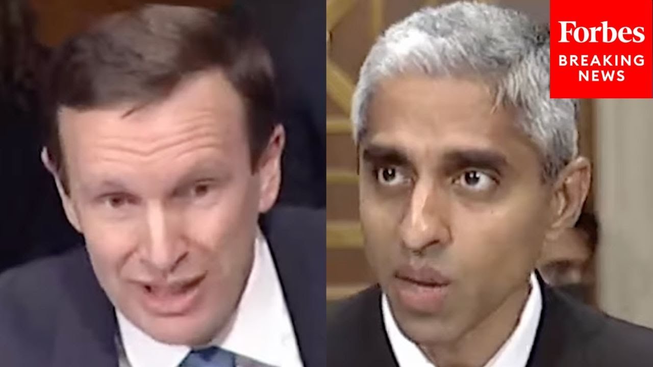 Chris Murphy Asks Surgeon General Vivek Murthy About Social Media’s ‘Disturbing’ Impacts On Kids