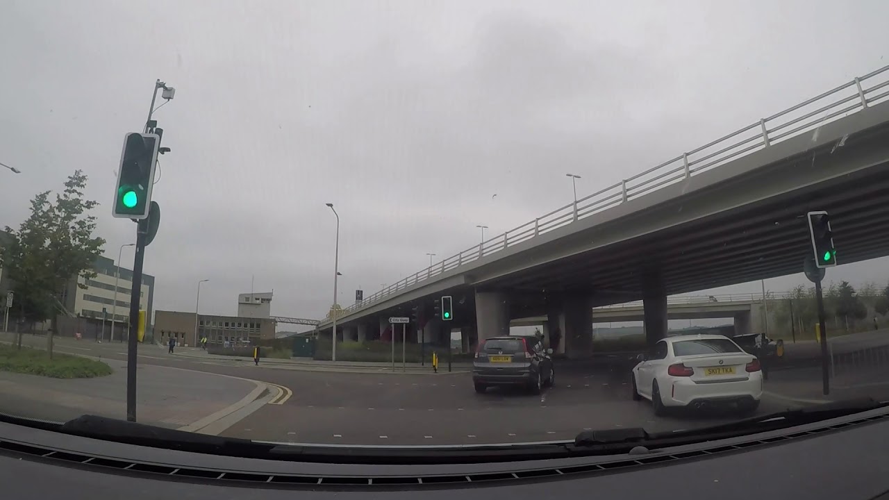 Driving through Dundee, Scotland June 2018
