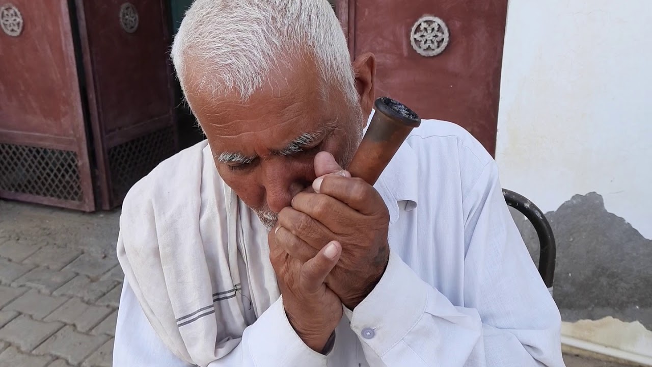 Old man smoking chilum | haryanvi tau | #tradational #chilum #chilam  #ghanjha
