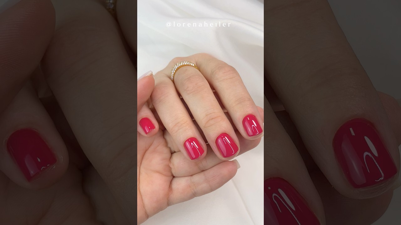 Como fazer esmalta&ccedil;&atilde;o em gel na unha natural #esmalta&ccedil;&atilde;oemgel #blindagem #unhasdegel #nails #nailart