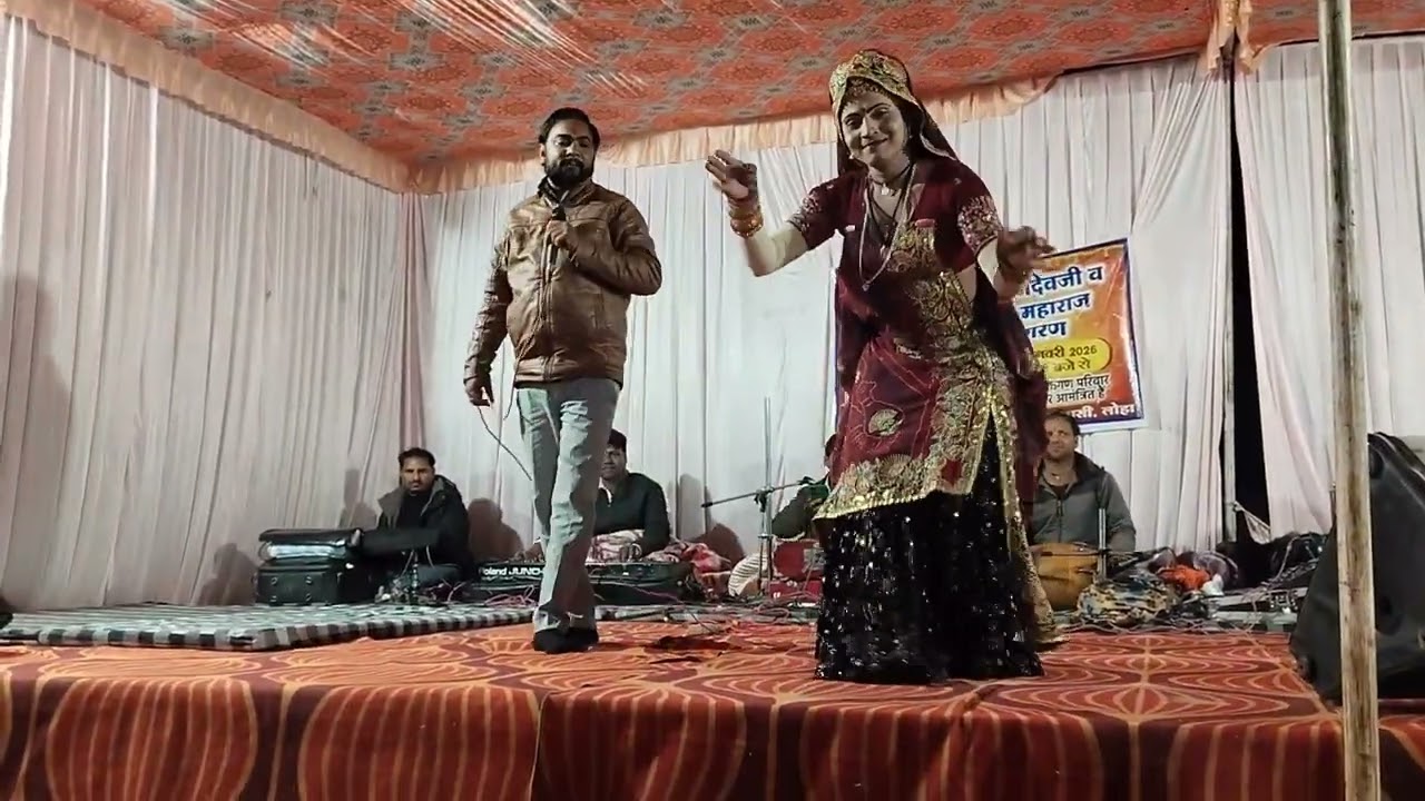 बाबा रामदेव जी गोसाई जी मंदिर लोहा जागरण#vilaglife #jagran 