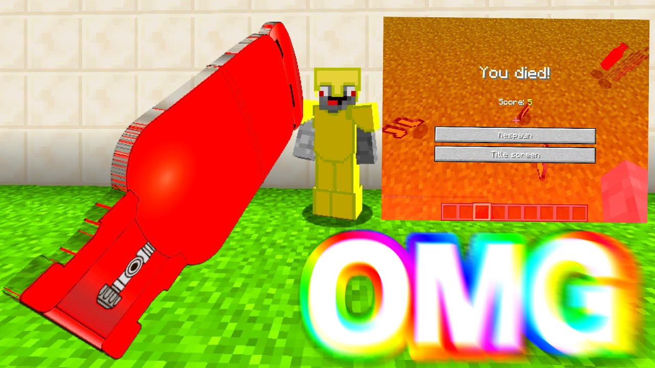 mit diesem Item besiegt man Spieler im Gamemode 1.. Minecraft LUCKY BLOCK BEDWARS
