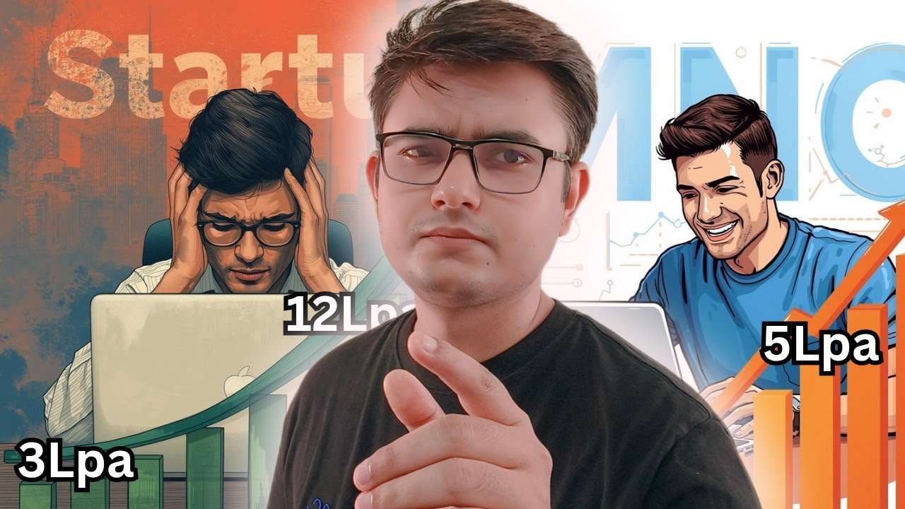 Startup vs MNC Jobs in 2025 - Salary, Growth & Work Culture | Which is Better ?