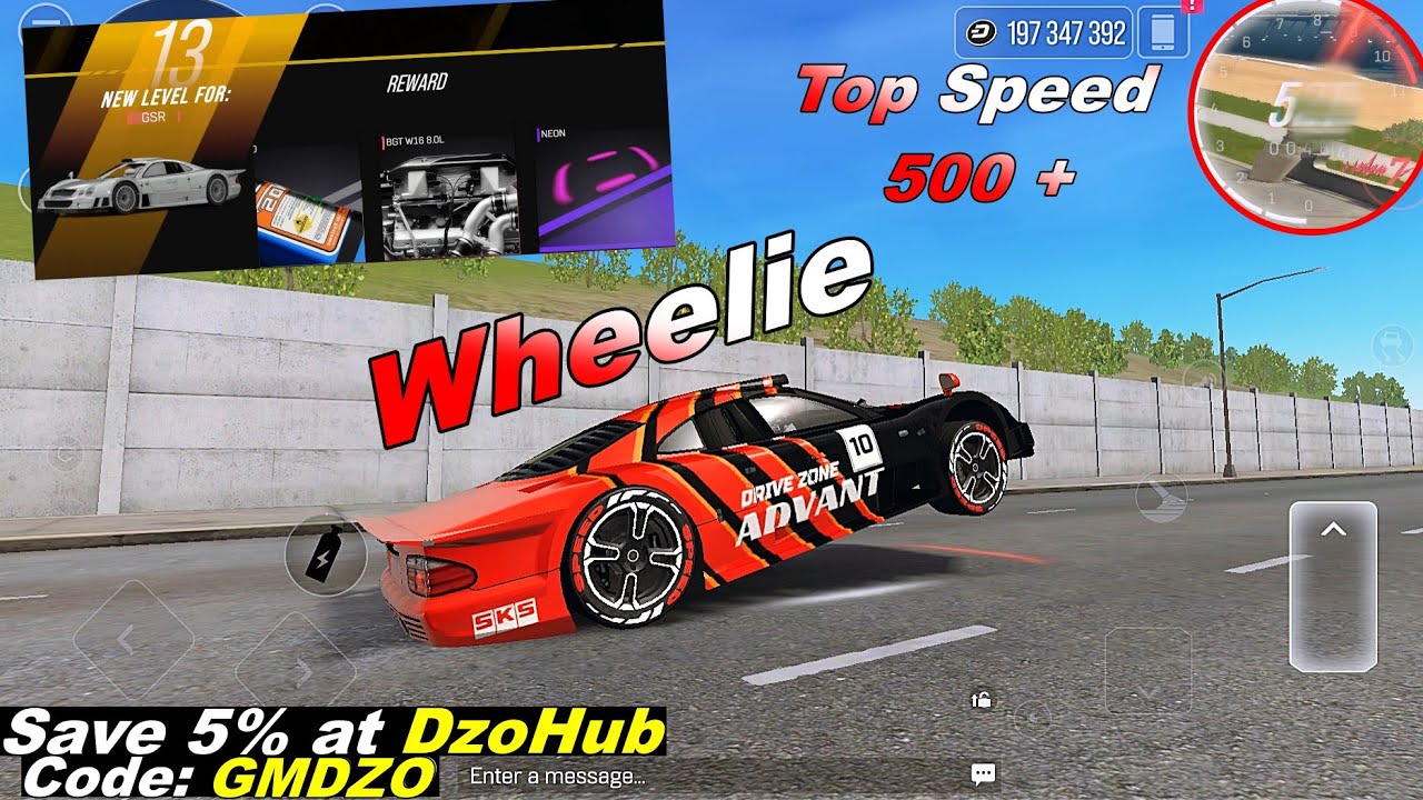 Drive Zone Online || Max CP GSR - Performance Test 
