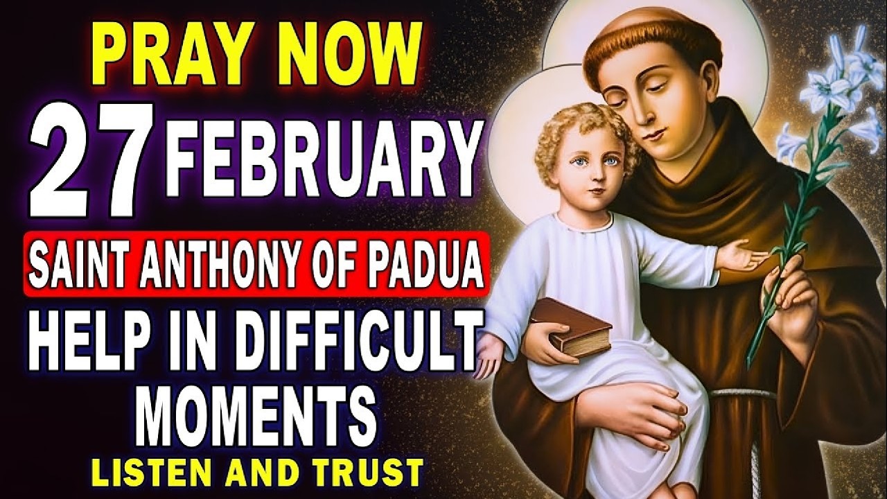 Pray to Saint Anthony for a Miracle Today | Saint Anthony