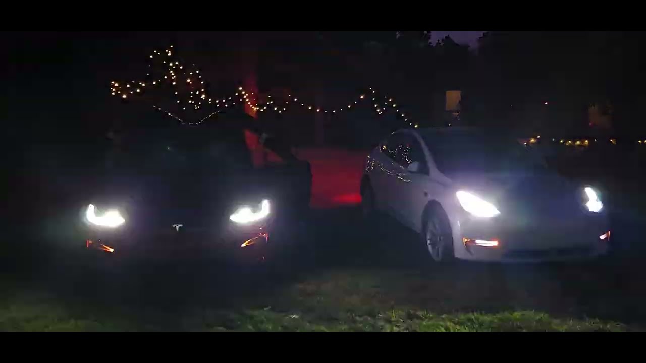 Tesla 2024 Holiday Light Show Update Synchronized Model X Y CyberSymphony Ready for Assault TSLA