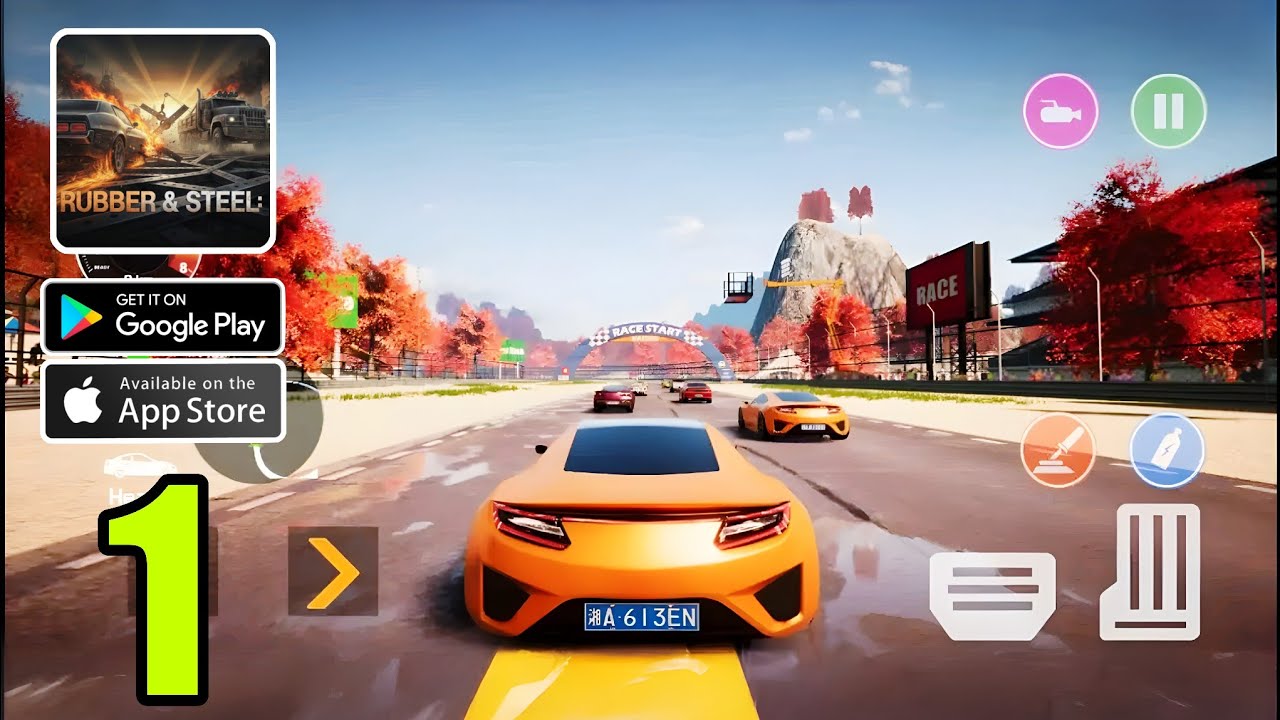 Rubber & Steel: Drive Of LEGENDS Gameplay (Android, iOS)