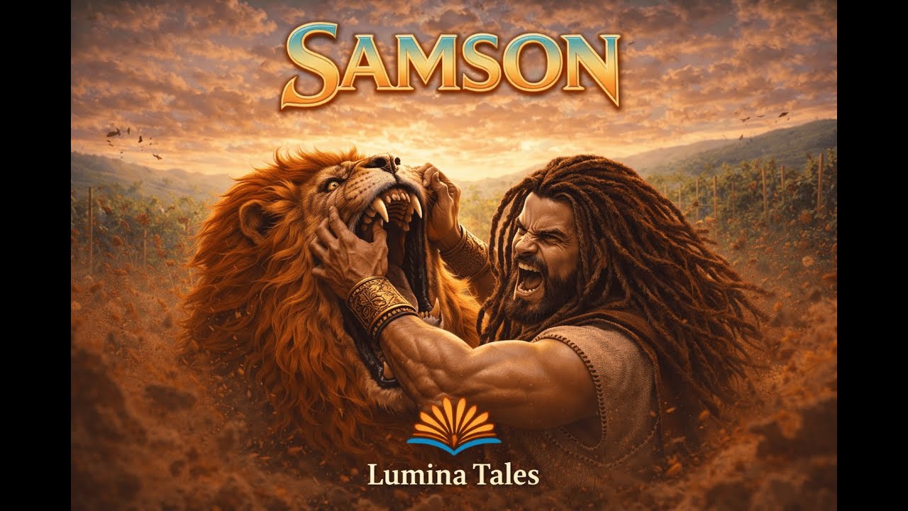 Samson vs The Lion — The Bible’s Strongest Warrior (Animated)