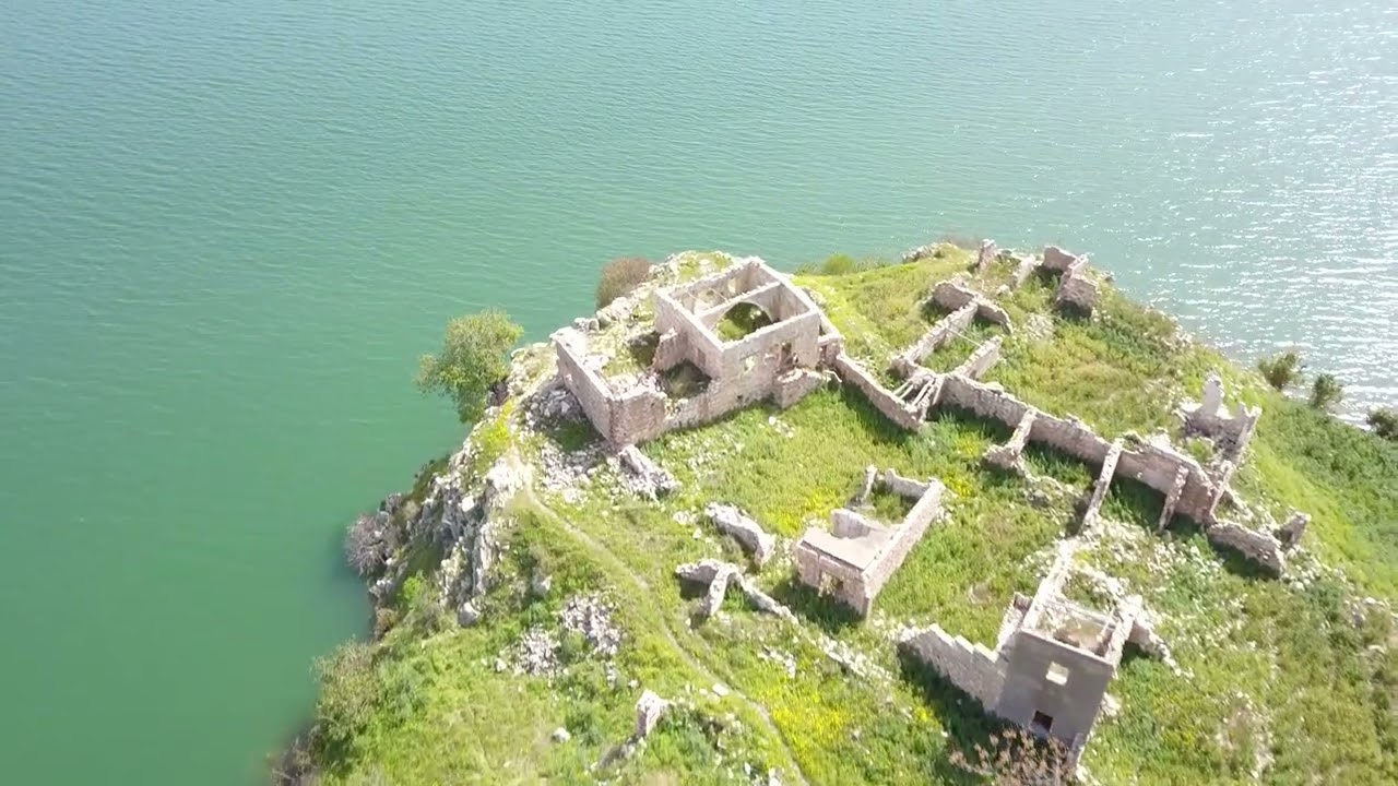 Foinikas Village The Templar Knights by Drone Fly