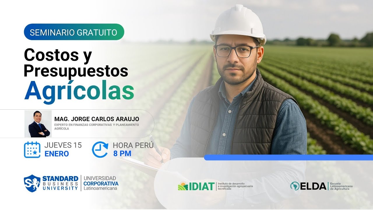 SEMINARIO COSTOS Y PRESUPUESTOS AGRÍCOLAS
