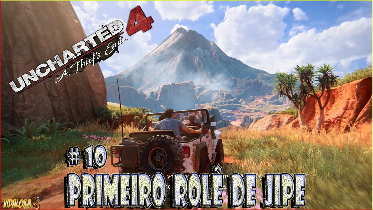 UNCHARTED 4 - #10 as doze torres, primeiro rolê de jipe - gameplay em português br