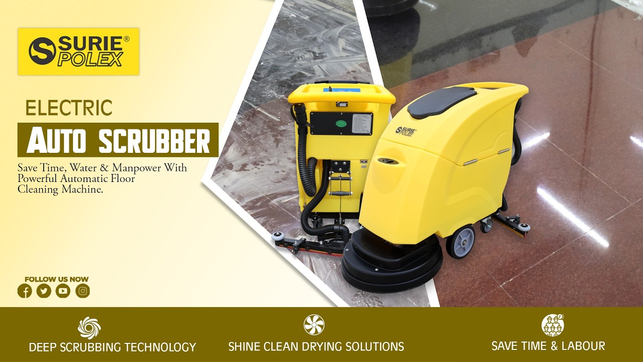 How To Use Auto Scrubber Machine | Surie Polex Floor Cleaning Guide #trending #viralvideo #cleaning