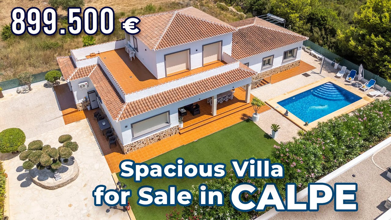🏡 SPACIOUS VILLA FOR SALE IN CALPE | Private Pool · Independent Guest Apartment · Near the Beach