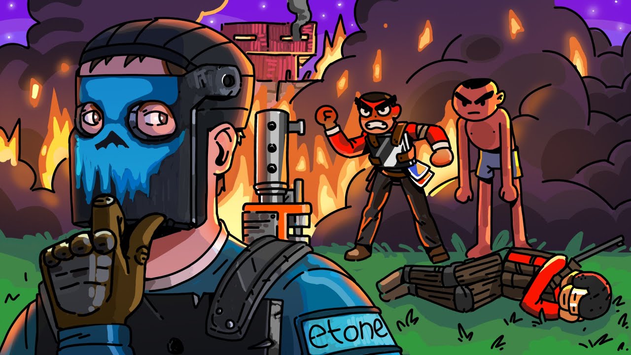 SOLO MAKES a CLAN RAGE QUIT after FAIL RAID - Rust