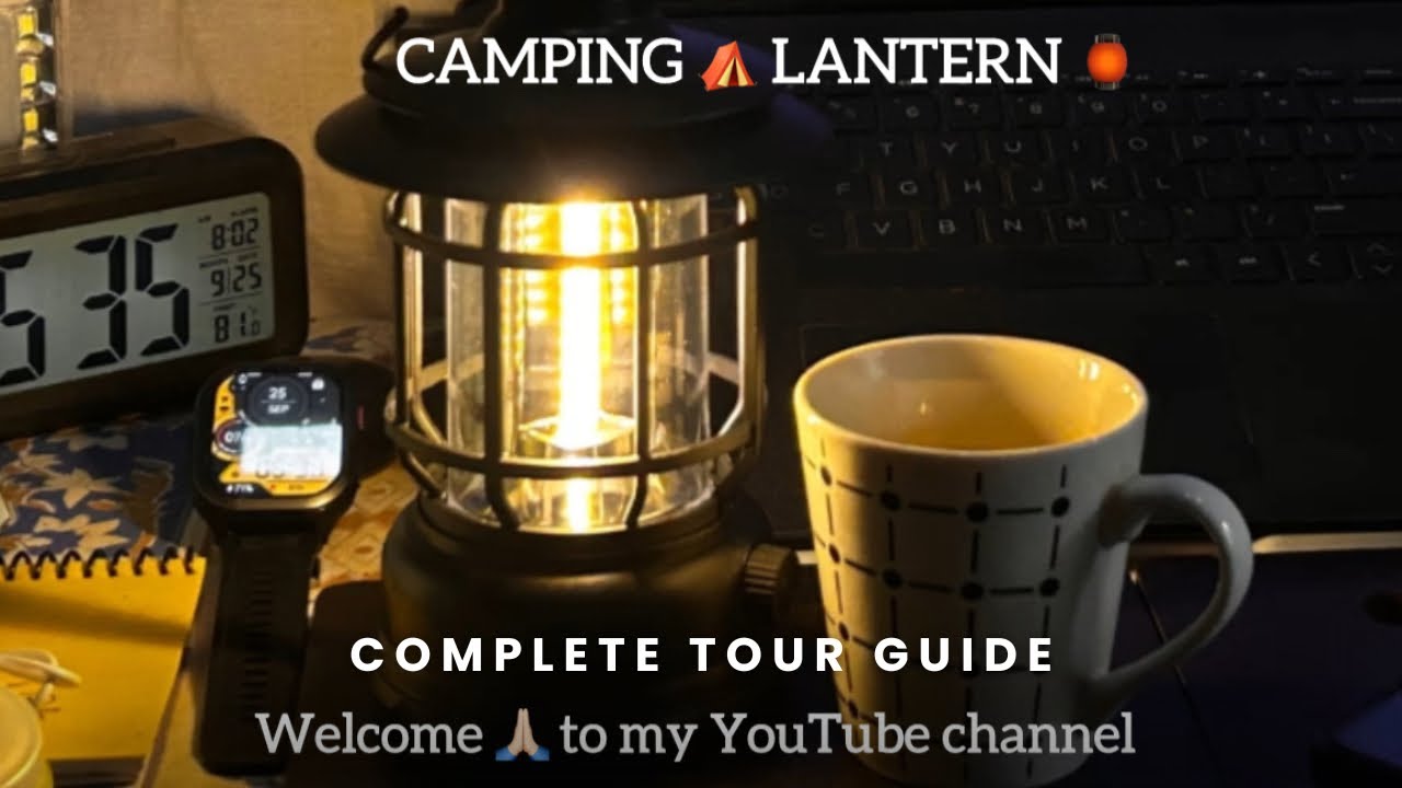 Camping Lantern | Rechargeable Camping lamp | Cheap & Best Camping ⛺️ lantern ever seen #camping