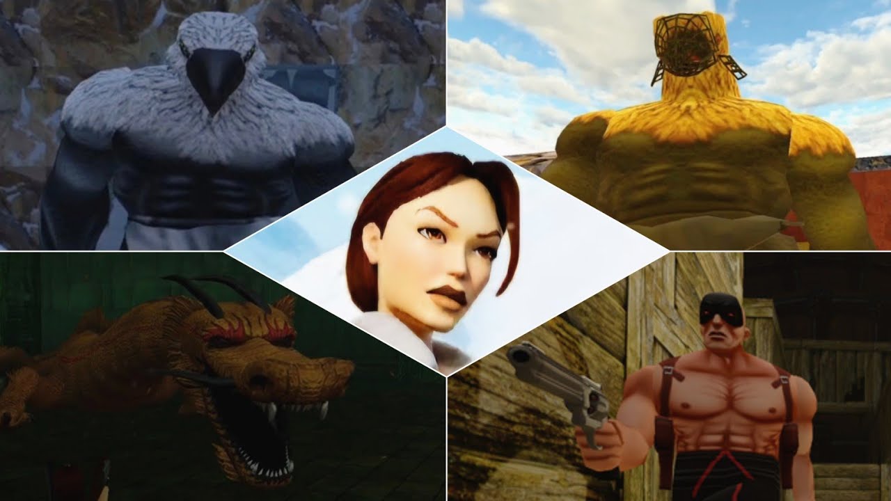 Tomb Raider 2 Remastered|Todos los jefes/All Bosses