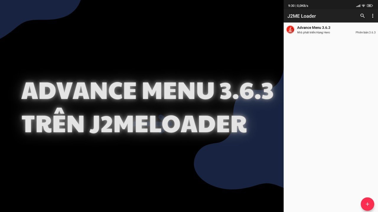 [SHARE] AdvanceMenu 3.6.3 TRÊN J2MELOADER
