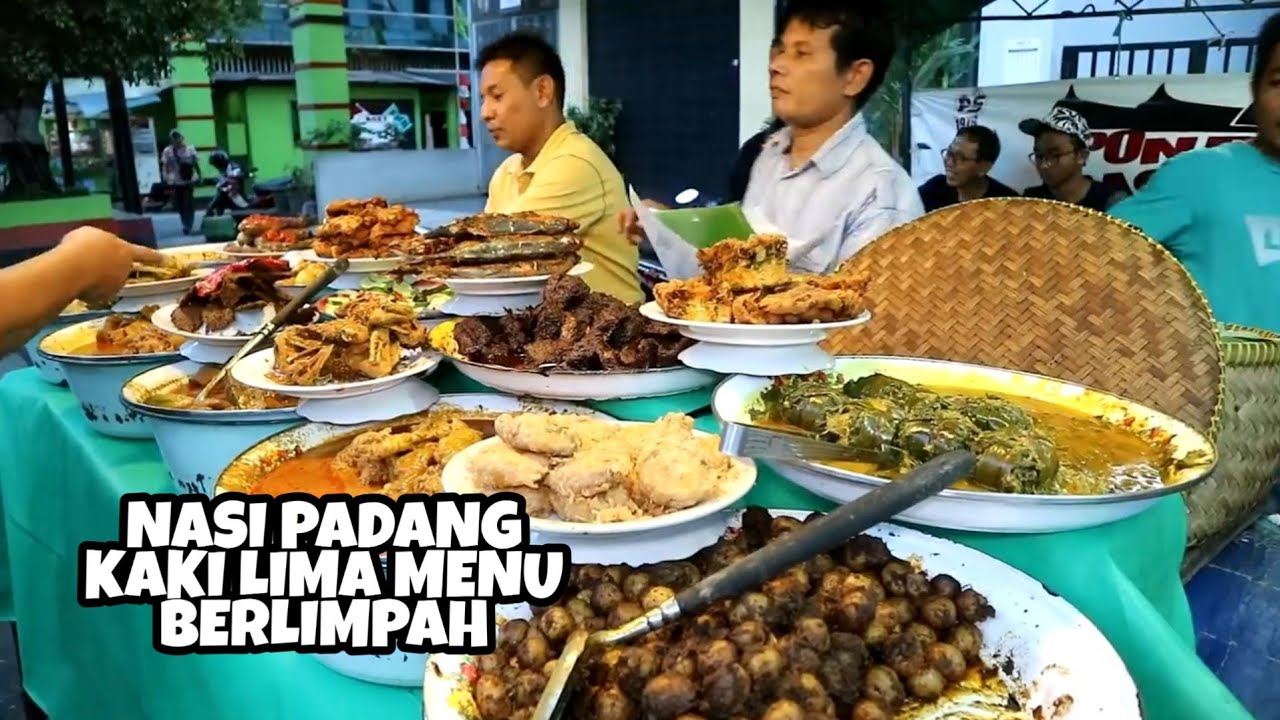 WOW ADA RUMAH MAKAN PADANG KAKI LIMA YANG LEGENDARIS DI JAKARTA !! RM PONDOK SALERO JL BIAK
