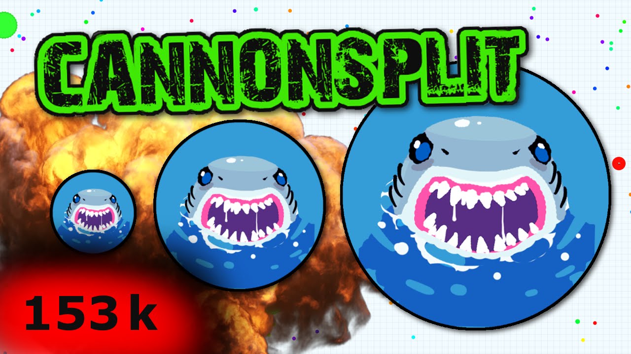 BIGGEST CANNONSPLIT EVER // 153,041 Agario High Score (Agar.io)