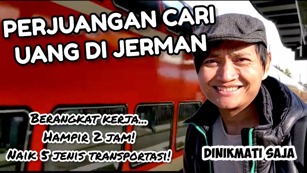 Perjuangan BERANGKAT KERJA di JERMAN (naik transportasi umum)