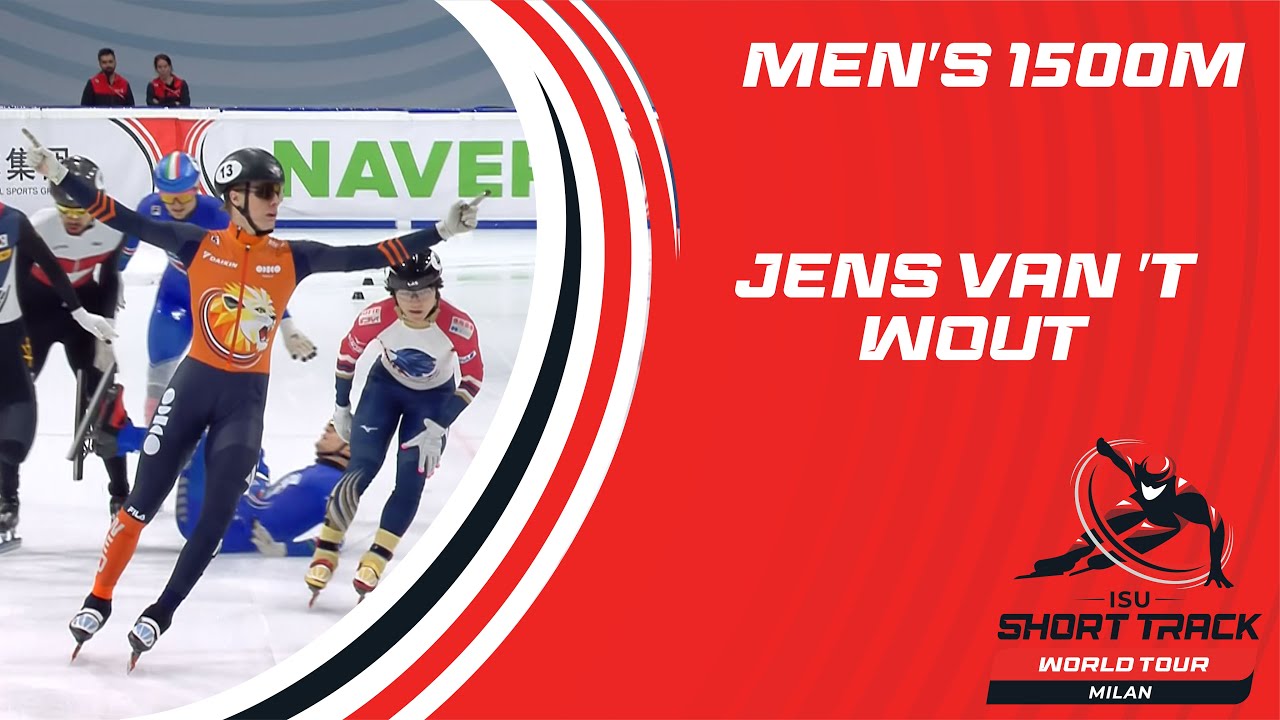 Jens van 't Wout claims GOLD | 1500m Men Final | Milan2025 | #ShortTrackWorldTour
