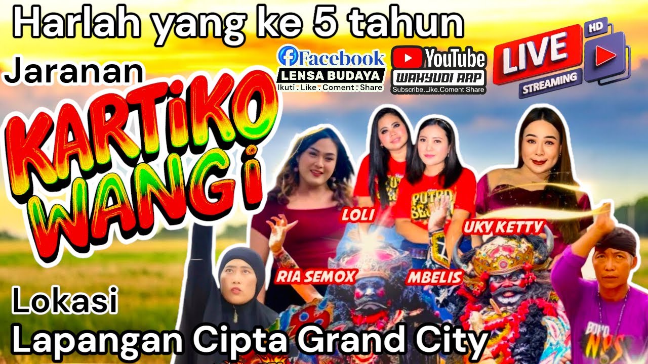 Live Streaming Jaranan New Kartiko Wangi Harlah Kaping 5tahun Di Lapangan Cipta Grand City Batam