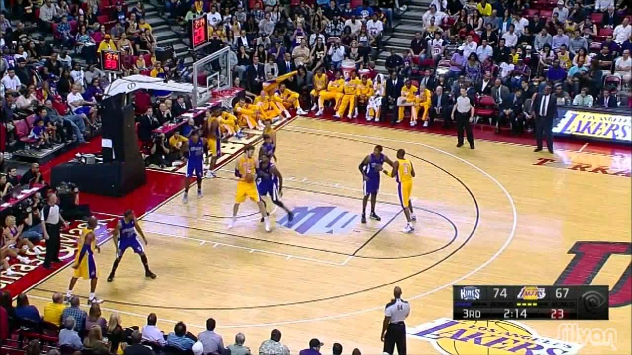 [HD] Pau Gasol & Devin Ebanks 20 Points vs Sacramento Kings - Highlights Pre-Season 19/10/2012