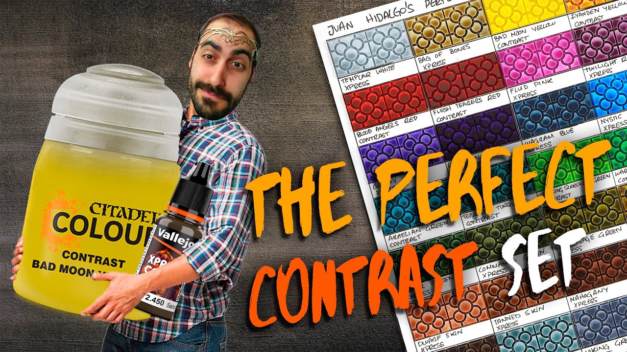 What CONTRAST PAINTS to buy? - My Perfect Contrast Palette and Metallics