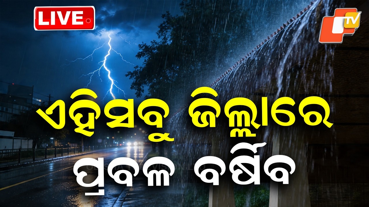 🔴Live | ଏହି ସବୁ ଜିଲ୍ଲାରେ ପ୍ରବଳ ବର୍ଷିବ | Monsoon Active Again in Odisha | Heavy Rain Alert | OTV