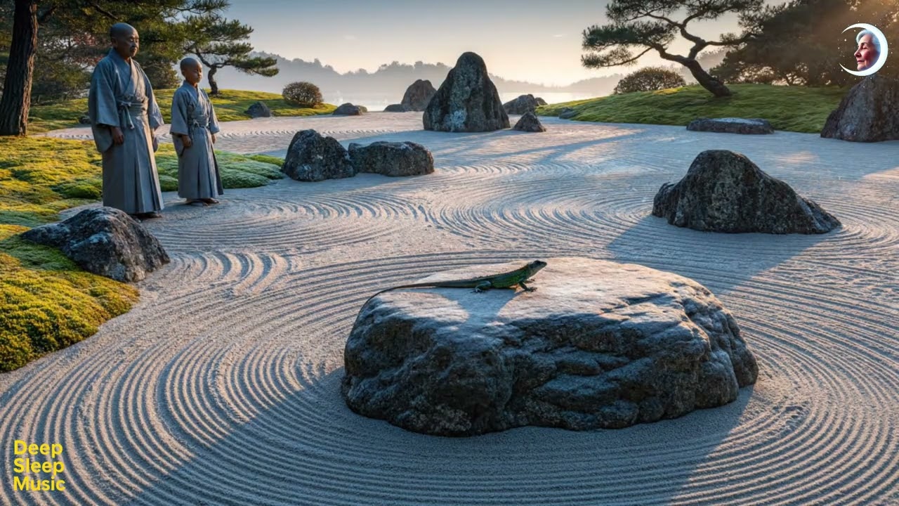 静かな禅庭園 🌿 雨と水の癒し | Zen Garden Sounds for Relaxation & Sleep