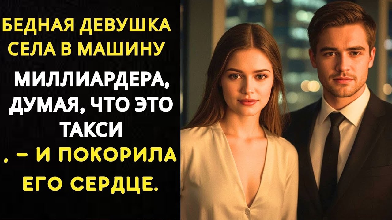 Бедная девушка села в машину миллиардера, думая, что это такси, — и покорила его сердце.