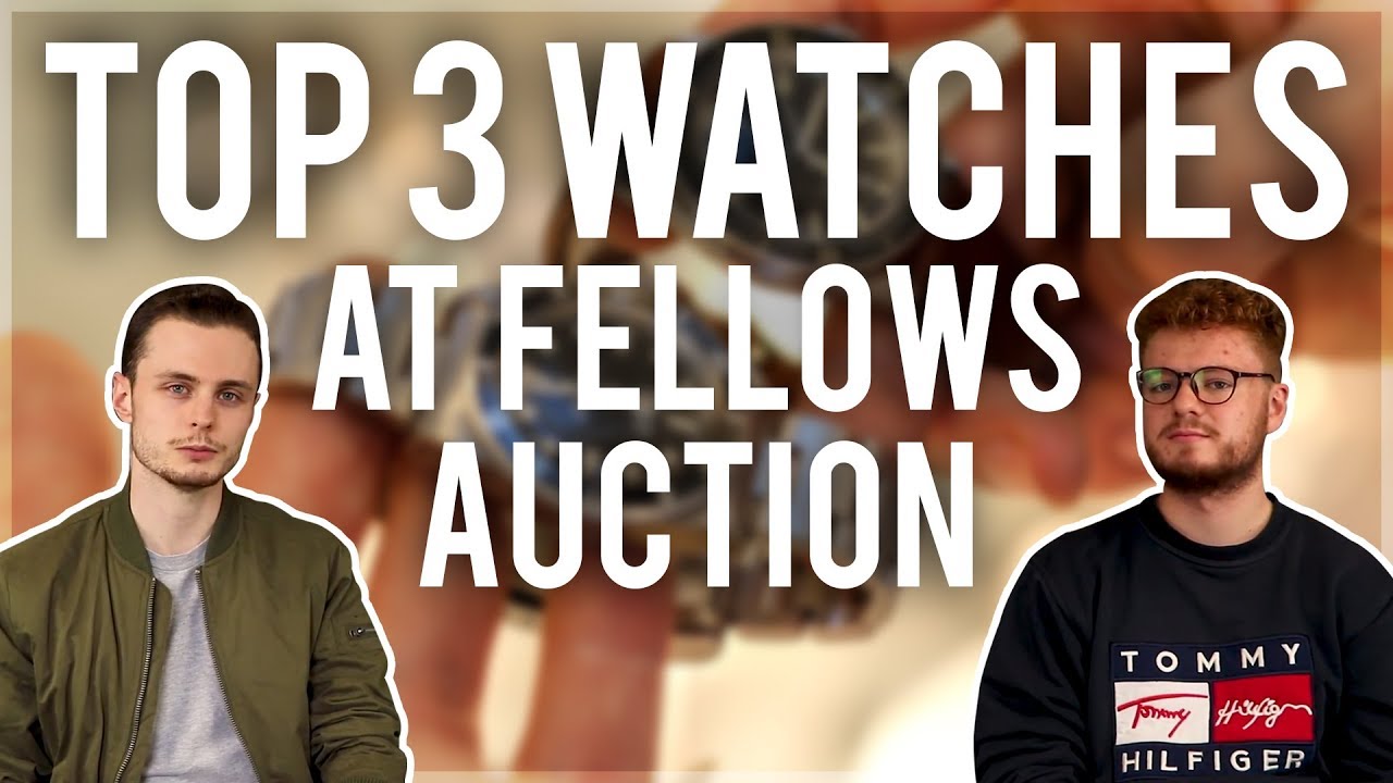 Top 3 Watches @ Fellows Auction 2018 - Rolex Submariner, Omega Speedmaster and Audemars Piguet...