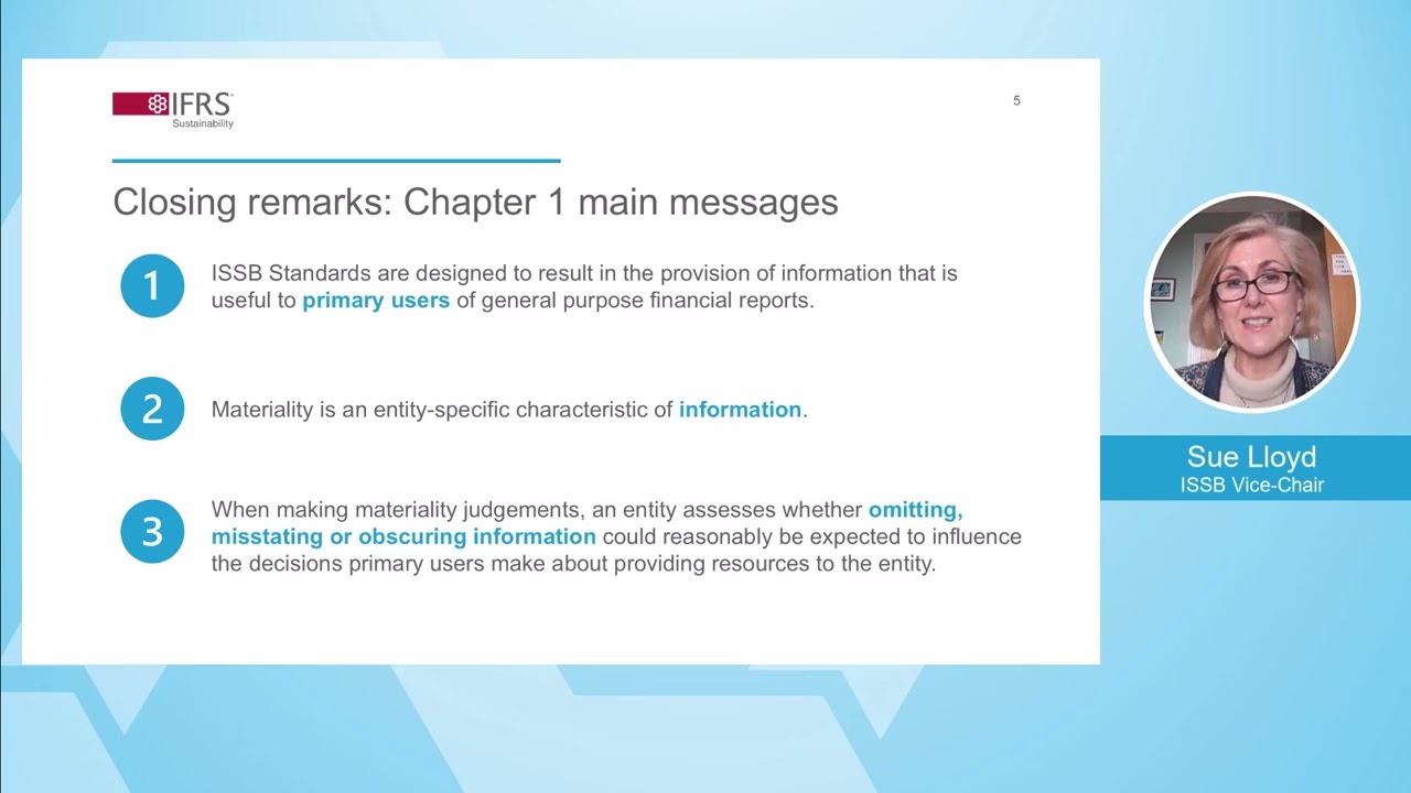 Webcast 5: Closing remarks